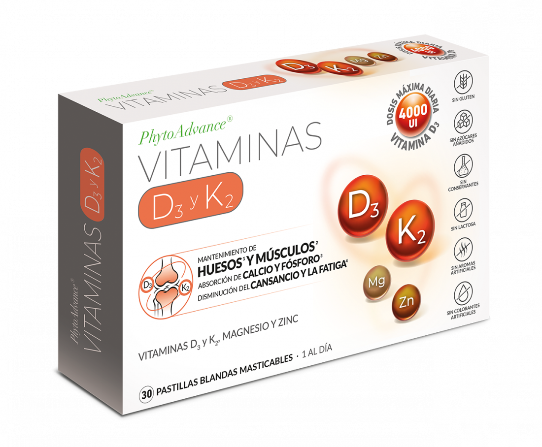 VITAMINAS D3 Y K2